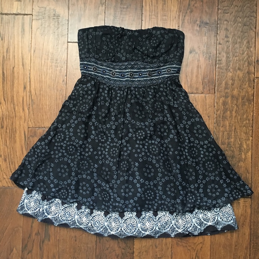 Free People - Strapless Floral Dress - sz 6